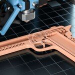 3D pistol mockup