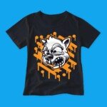 Angry cat print